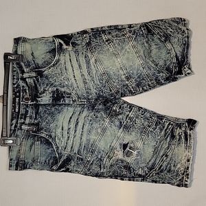 Arketype Distressed Jean Shorts